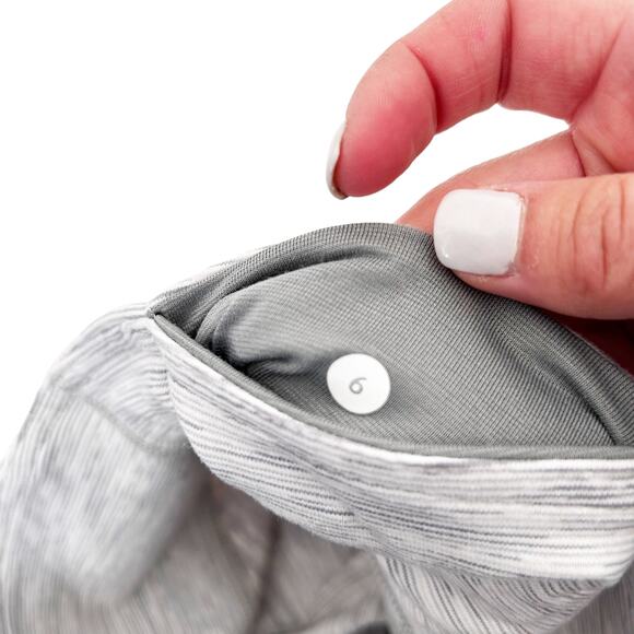 Lululemon Wunder Under Crop III We Are From Space Nimbus Battleship Sz 6 - Picture 3 of 6